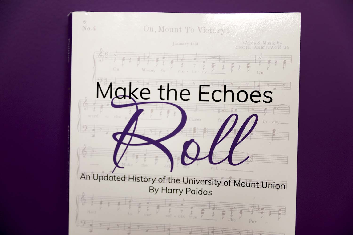 Updated Mount Union History Book “Make the Echoes Roll” Now Available